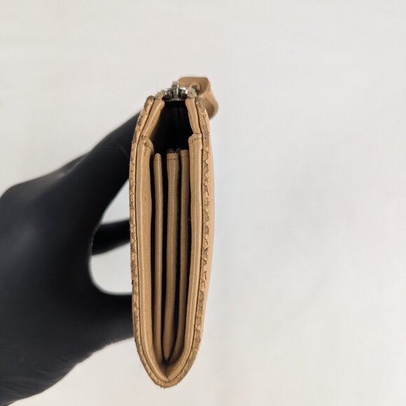 Longchamp Le Pliage Beige Leather Long Wallet for Women, Good Condition! - Picture 7 of 16